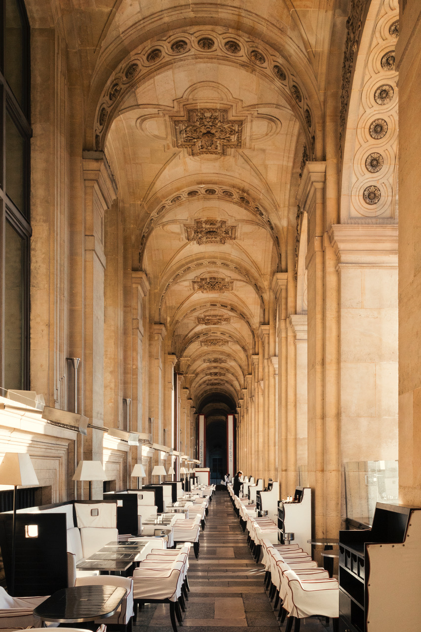 Le Café Marly  Restaurant in Paris under the arcades of the Louvre