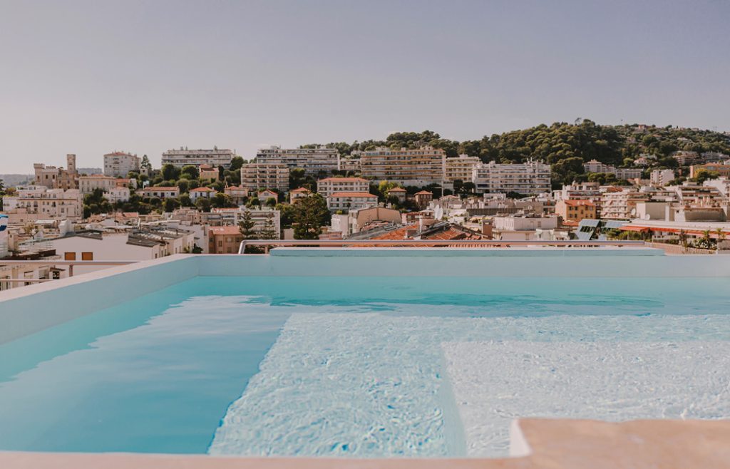 Hotel Amour Nice paysage piscine avec vue