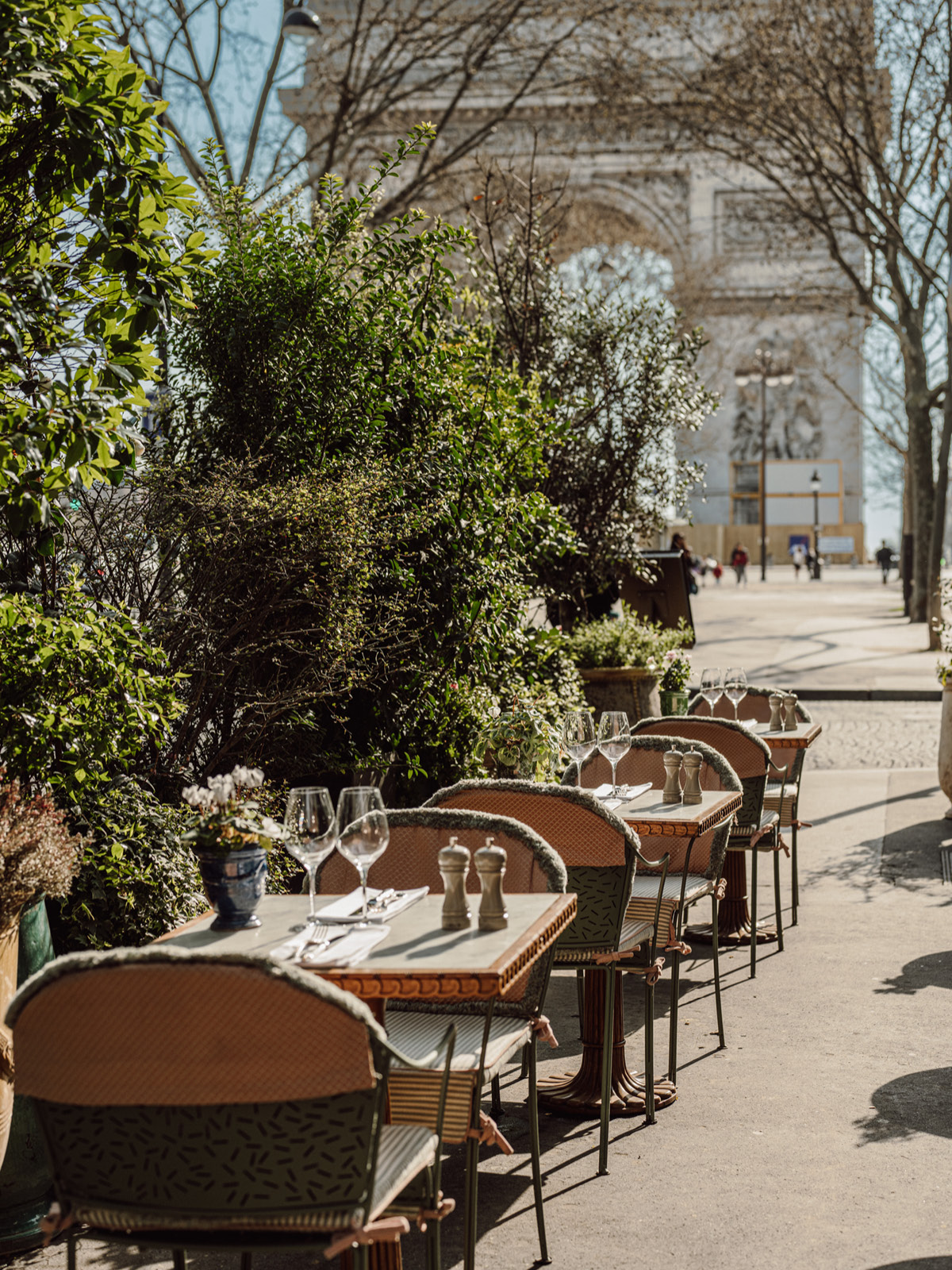 Les jardins du presbourg restaurant paris terrasse arc de triomphe