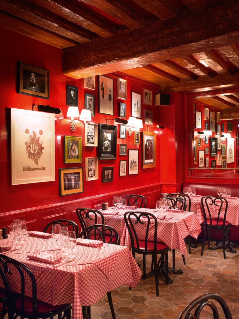 Table rouge restaurant privé Castel